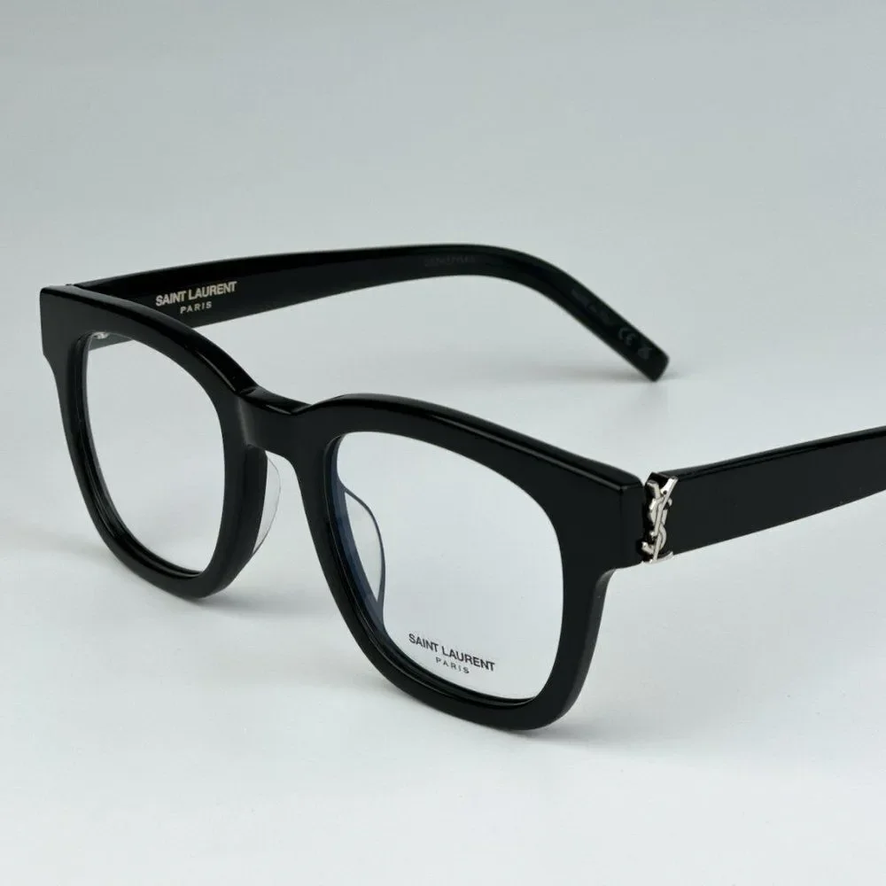 NEW Saint Laurent SLM124 OPT 001 Black Cat Eye Unisex Eyeglasses - Picture 7 of 11